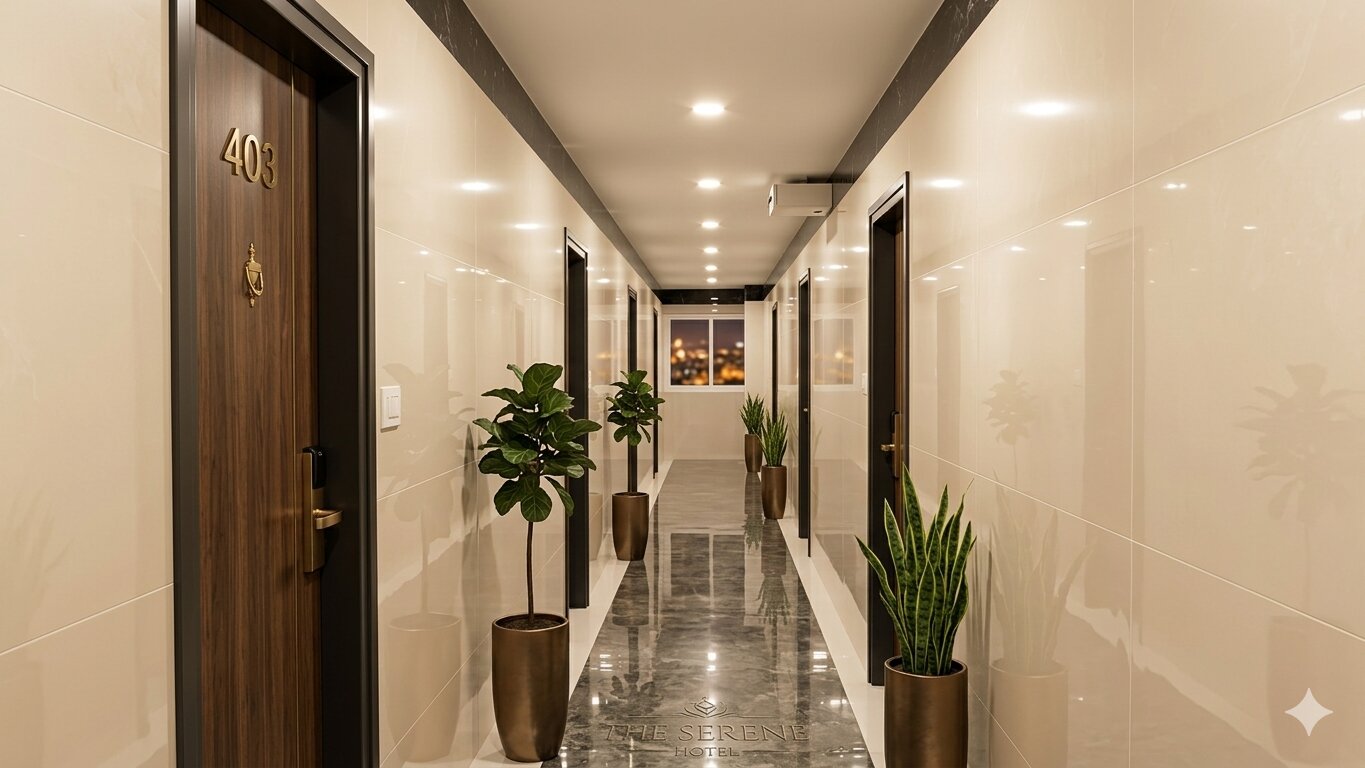 Premium interiors at AA Residency Tirupati